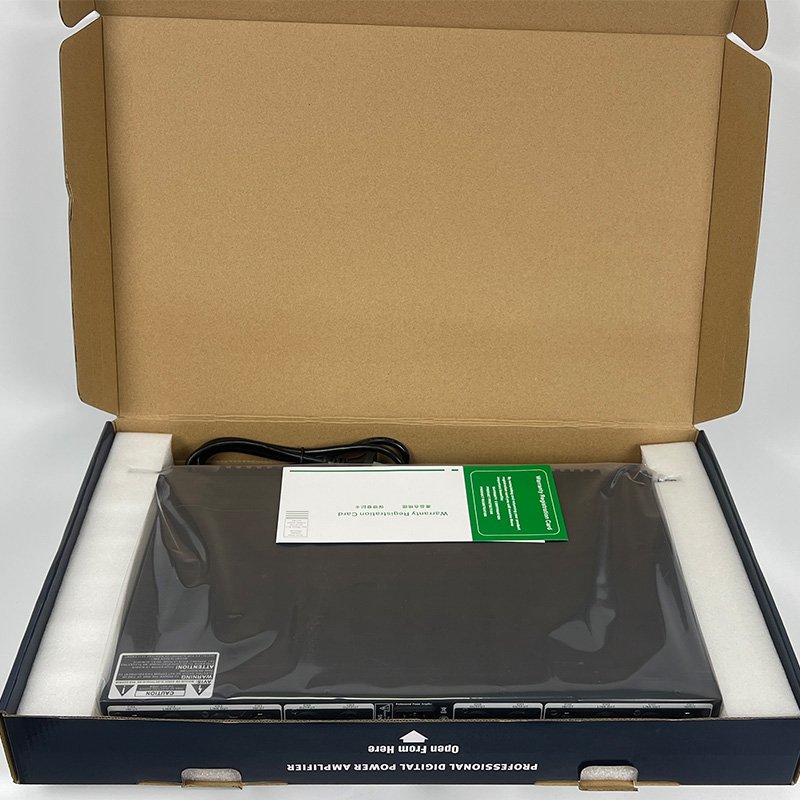 JGMaudio Professional 1U 4 Channels Audio Power Amplifiers For KTV Subwoofers Sound Equipment
