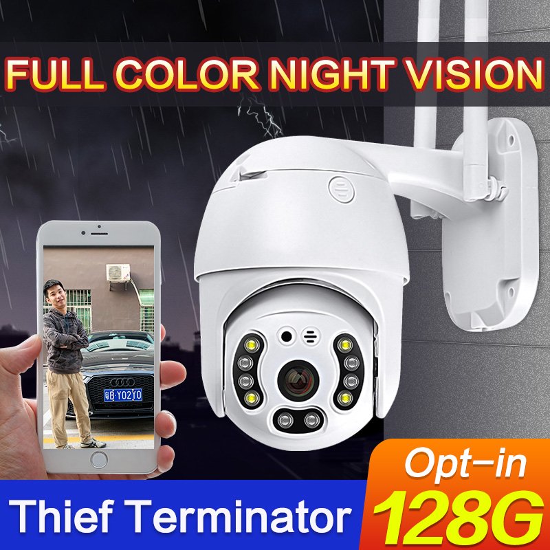 Camera PTZ WIFI Long Range Outdoor Dome Camara 2MP Security IP Camera HD Detection CCTV Camera