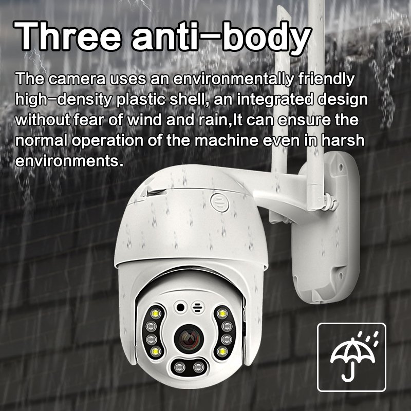 Camera PTZ WIFI Long Range Outdoor Dome Camara 2MP Security IP Camera HD Detection CCTV Camera