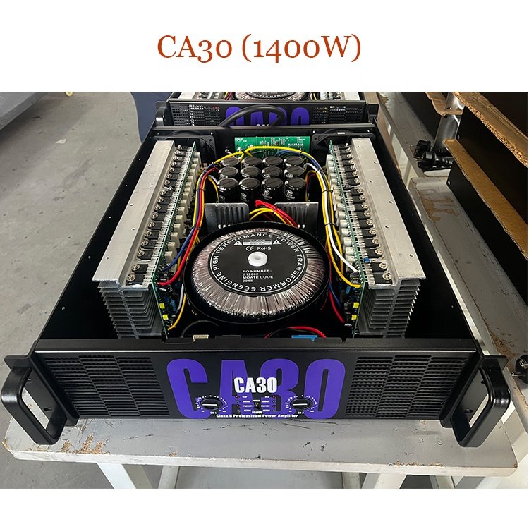 CA12/CA18/CA20/CA30 OEM 150W-1900W 2CH Professional Power Amplifier Audio Sound Equipment for Stage Theatre KTV School Church