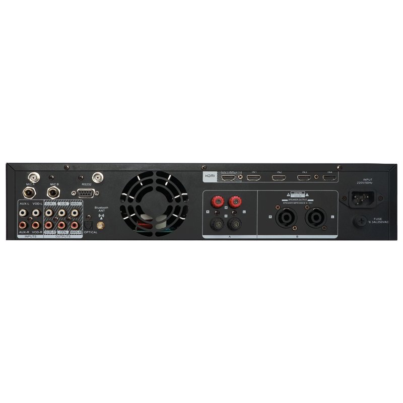 DK6500 Professional Front Stage Karaoke Audio Processor 3 In 1 DSP Karaoke Microphone Amplifier