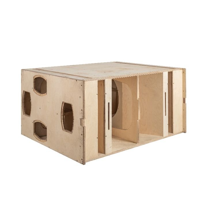 Customize good quality B22 dual 18 inch big subwoofer speaker box audio stage dj professional subwoofer