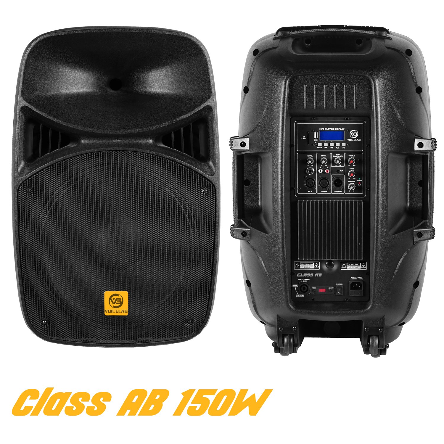 ELG15-BM150A 15 inch powered sound equipment speaker box DJ Speaker Professional audio
