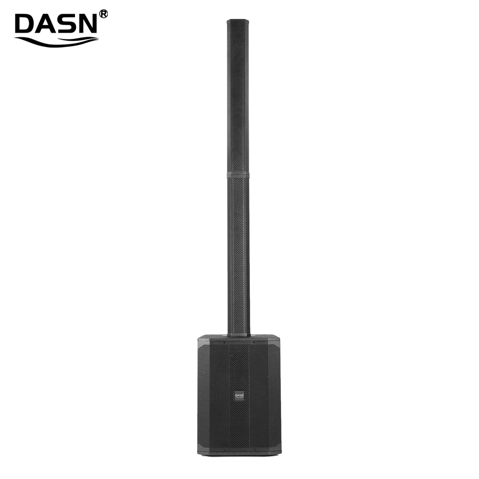 DASN B1 4000W Peak 1000W RMS Audio Dj Party Stage Indoor Outdoor Active Professional Column Speaker 12 inch Subwoofer PA System