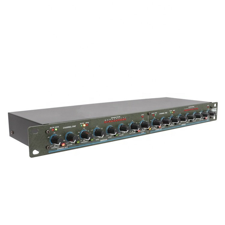 Model 166/266 Sound System Equipment Dual Channel Audio Sound Compressor
