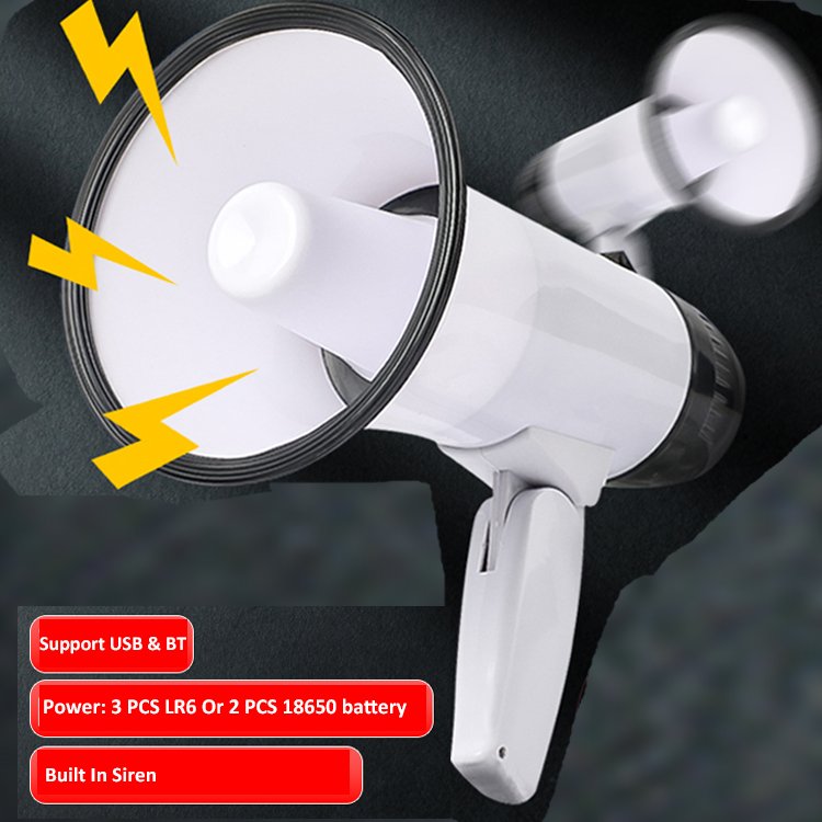 customized megaphone loudspeaker siren portable megaphone bullhorn cheerleading megaphones