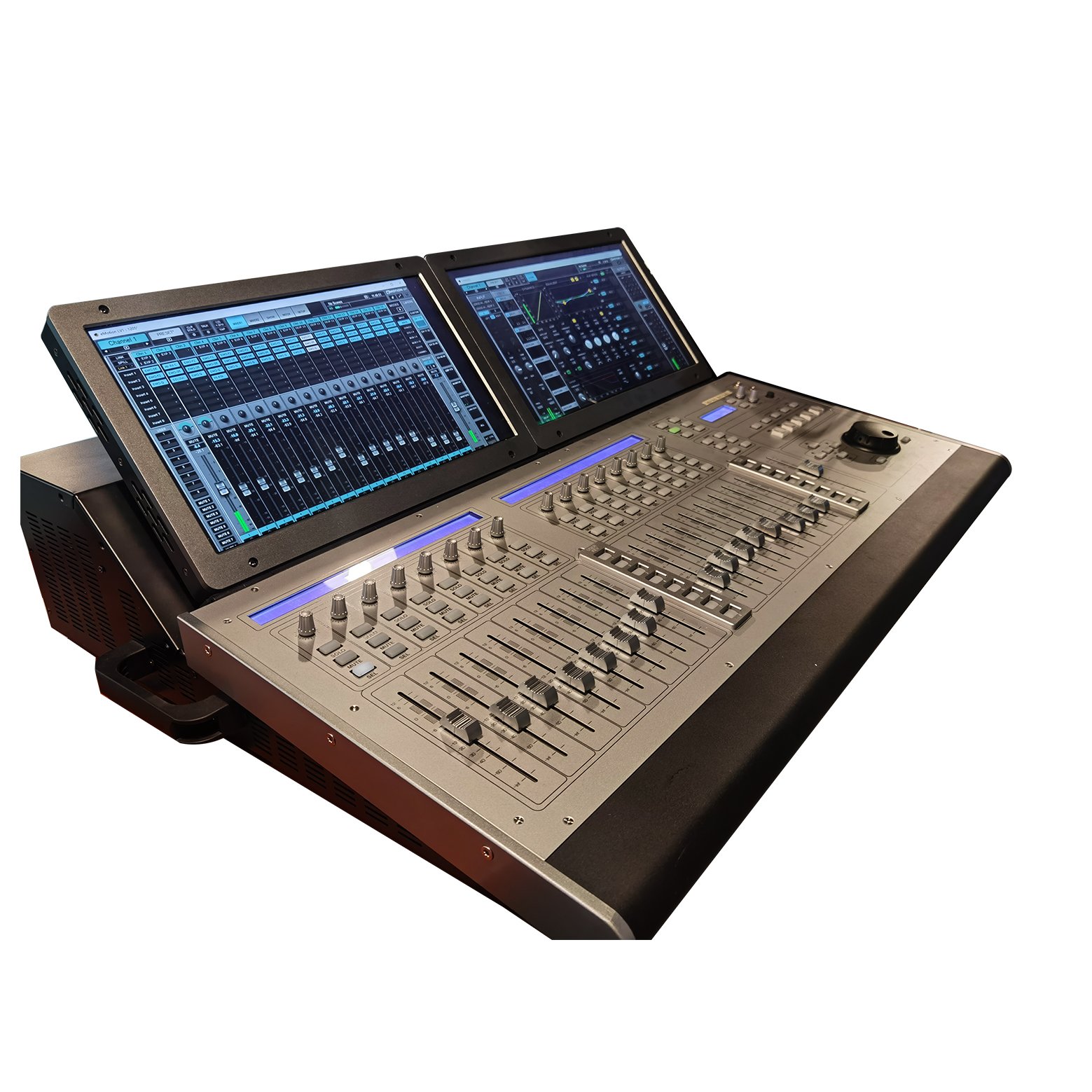 Professional Dante 120-channel Digital Mixing Console with 5-Segment Stereo Equalization Audio Video Light GrandVJ LightJockey