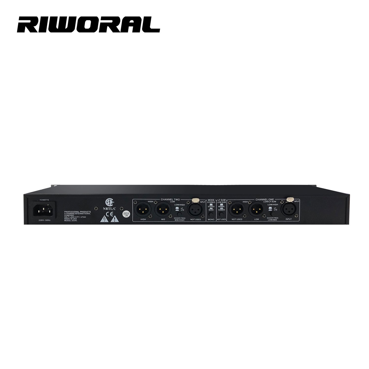 223XL professional audio equipment stereo 2-way crossover for bar stage tuning