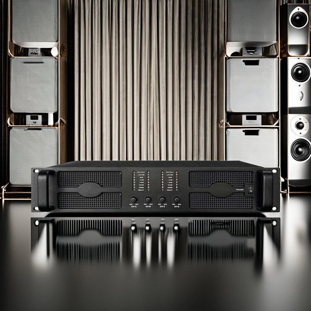 PH41600Four-Channel 4*1600W Pure Rear Stage Amplifier High Performance Receivers & Amplifiers Product