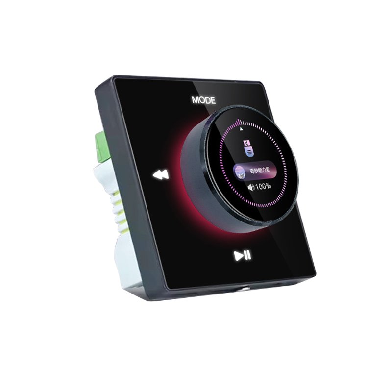 4 inch background music host with knob touch screen Wall Mounted Home Sound System Background Music Host Wall Amplifier