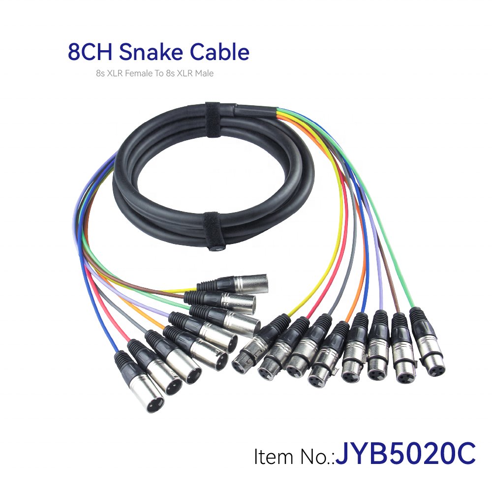 Audio & Video Cable 4 Channels And 8 Channels Color Snake Cables Microphones Audio Link