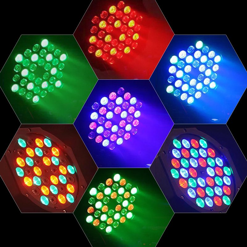 RGB 36 Led Par Light Dmx Dj Par Light Sound Activated Remote Control Disco Bar Party Stage Lighting Par Led 36