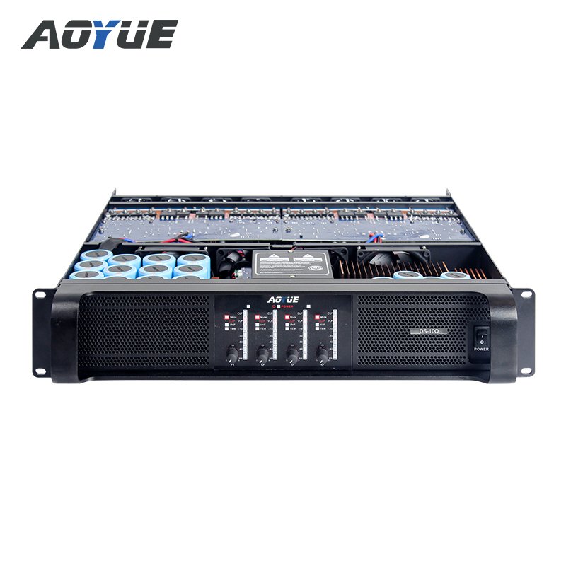 Aoyue DS-10Q sound system 4 channel audio stage speaker amplifier big power 1500 watts professional