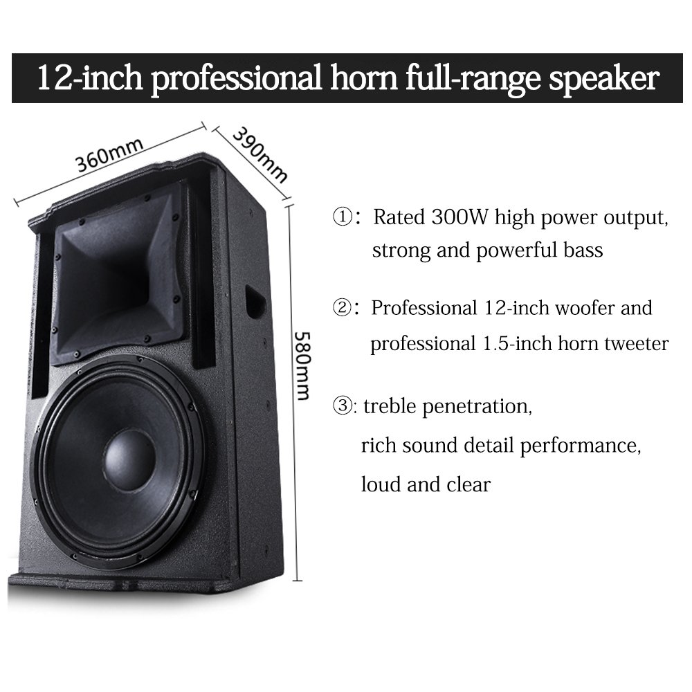 Professional KTV speaker set full set of high-end bar engineering 10 inch speaker system equipment