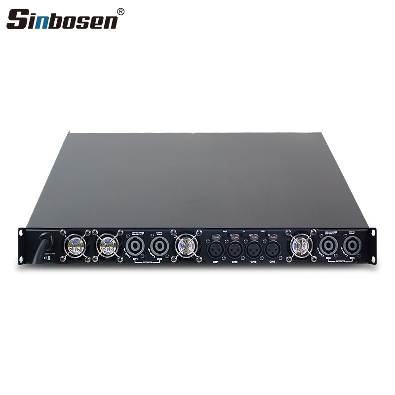 Stage Sound Standard 4 Channel 1U Class D Digital Audio K4-1400 Stereo Pa High Power Mf Linear Array Public Address Amplifier