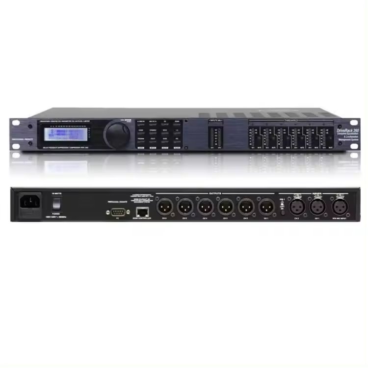 D-BX-260 PA+ 2in6out Out DSP Digital audio Processor Complete Loudspeaker Management System Stage Sound Equipment for Drive Rack