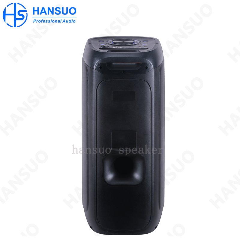 OEM speaker dual 8 inch powered kalonka karaoke big audio light