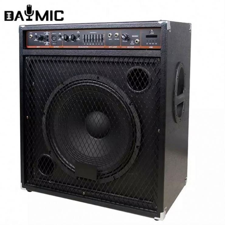 OEM Professional Bass Speaker active Amplifier15 inch 250W good Sound audio Equipment Musical Instrument for stage