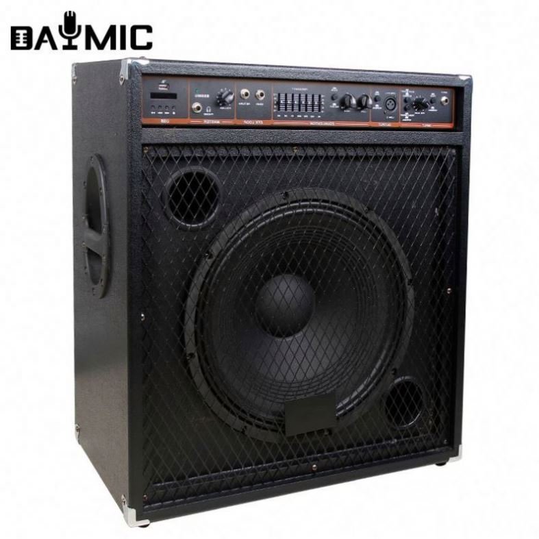 OEM Professional Bass Speaker active Amplifier15 inch 250W good Sound audio Equipment Musical Instrument for stage