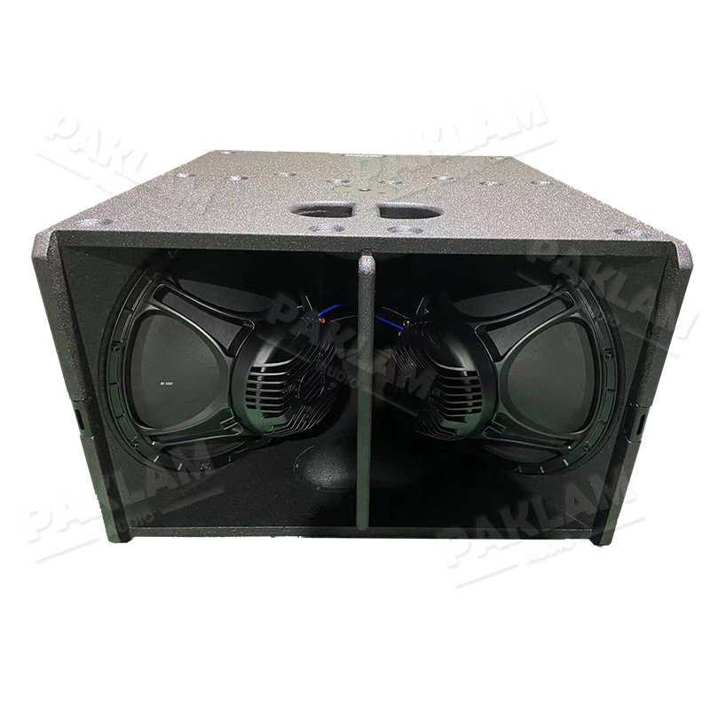 PAKLAM AUDIO dual 15 inch box Good Quality stage pro system speaker neodymium subwoofer powered professional audio video