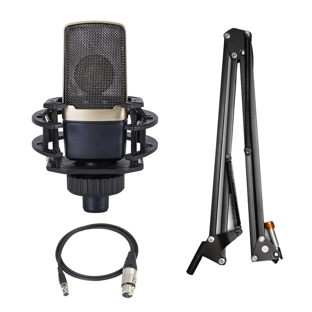 V-M18 Professional Recording Podcast Sound Card XLR Microphone 3 in 3 out Podcast Equipment