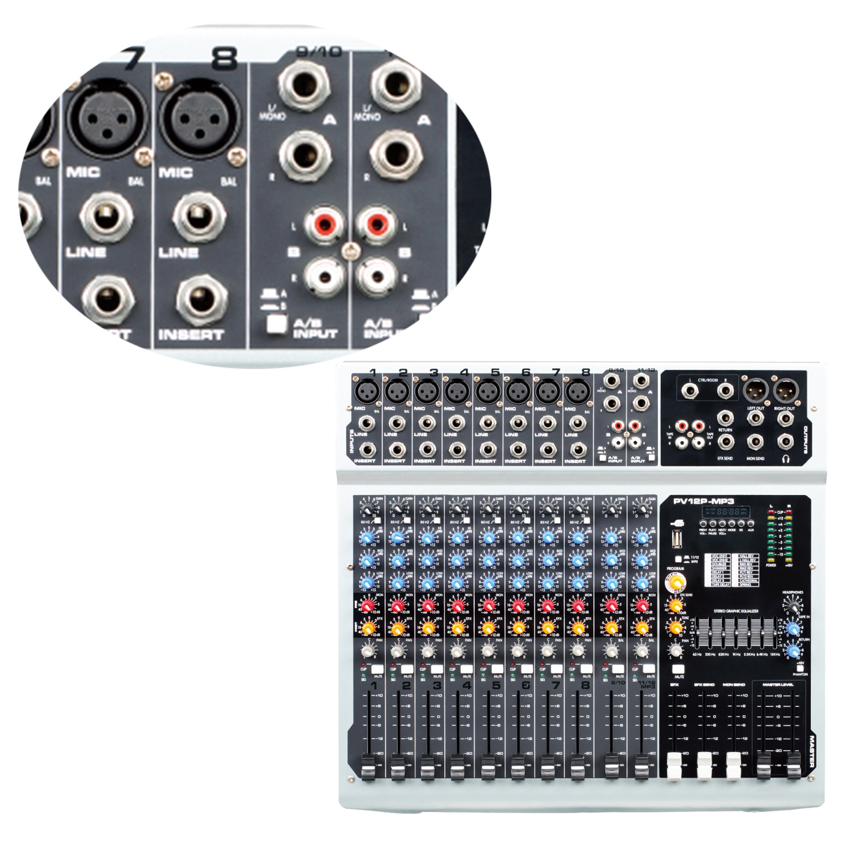 high quality pa sound system digital audio dj set professional 10 channel Mixer