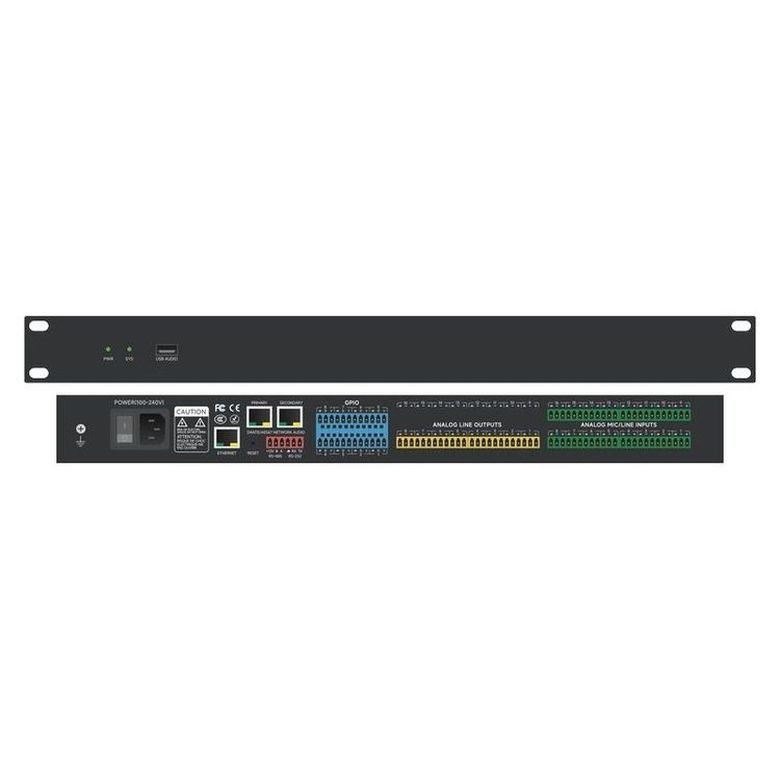 2024 New Design Professional DSP Karaoke Audio Processor Metal Construction for Stage Sound Equipment