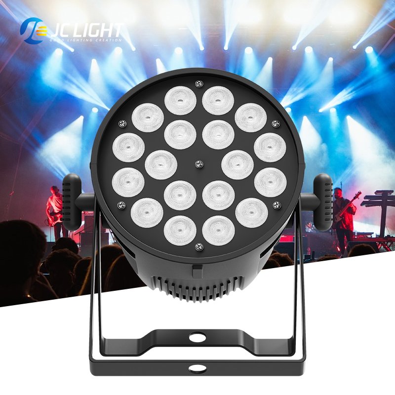 18Pcs Rgbw 4In1 Led Par Light 18*10W Par Can Stage Light Dj Party Disco Bar Effect Lighting With Remote Control