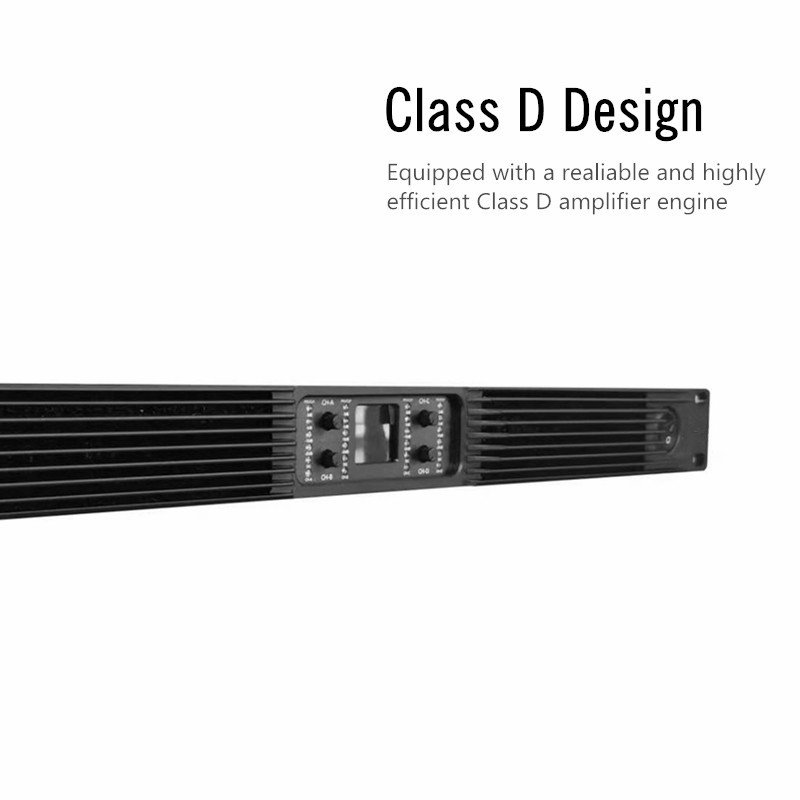 K420 MORIN High Power 2000W x 4 Channel Class D Professional Audio Power Amplifiers