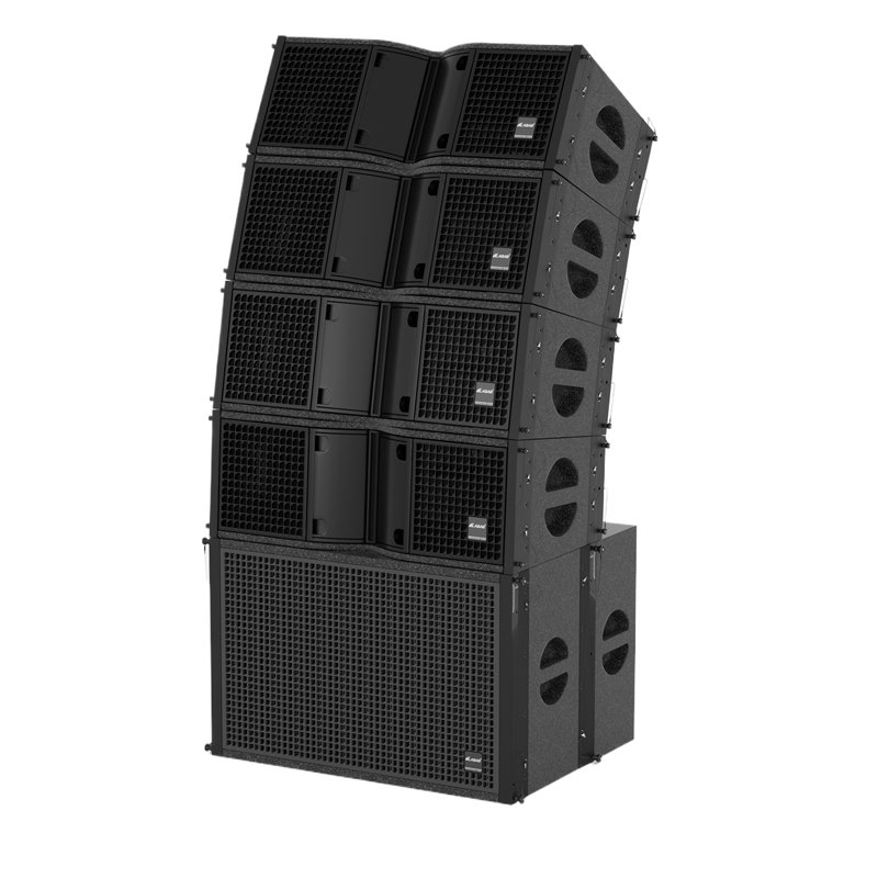 Professional audio sound equipment passive touring concert speakers dual 12 inches line array speakers