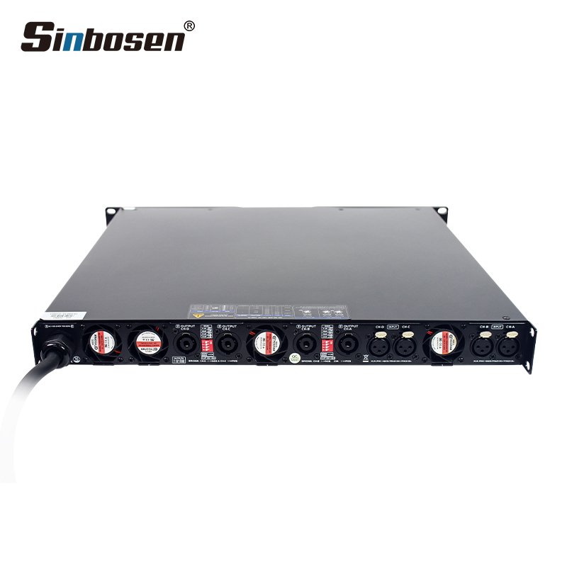 D4-2000 class d 1u digital profesional power amplifier 4ch 2000w sound equipment