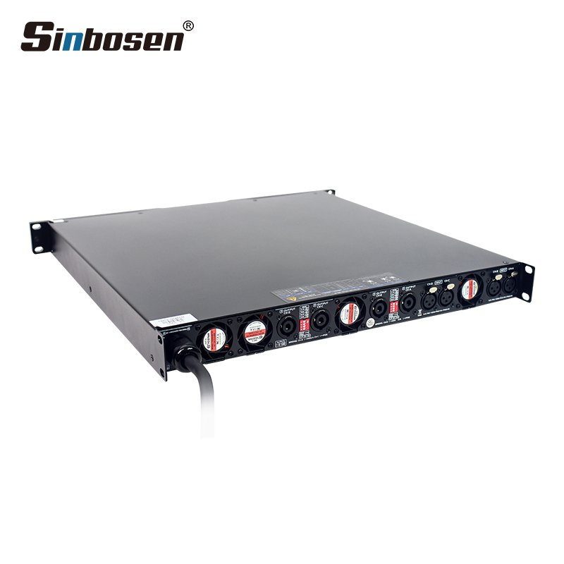D4-2000 class d 1u digital profesional power amplifier 4ch 2000w sound equipment