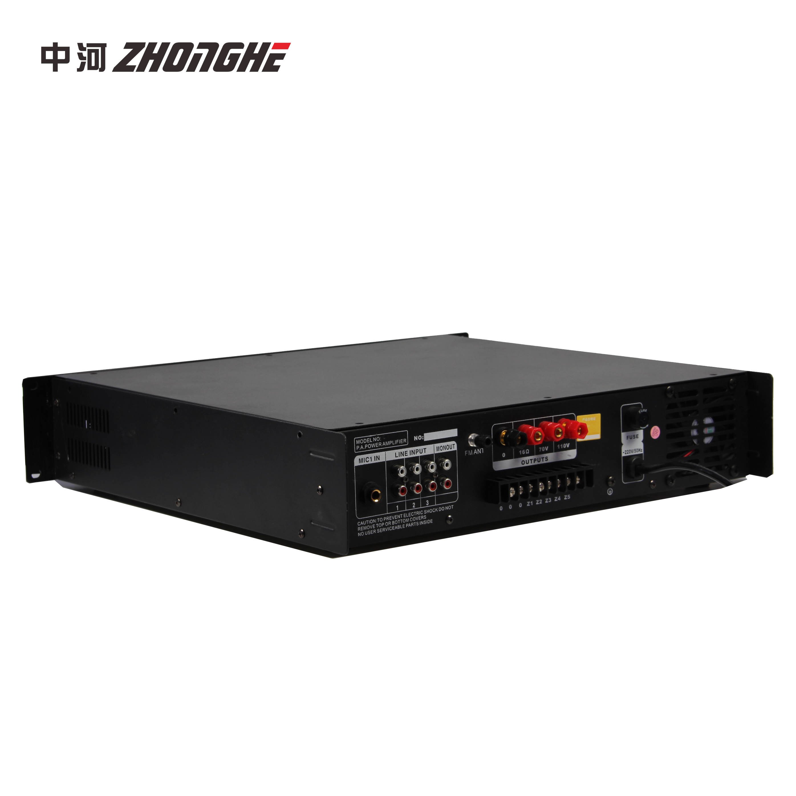 Hot selling professional audio sound 250 watt power amplifier for PA system