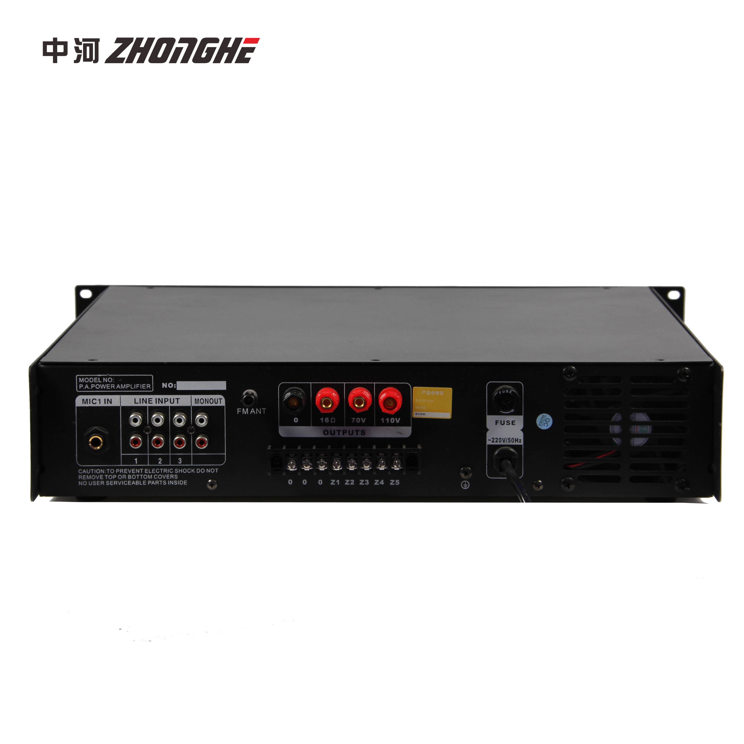 Hot selling professional audio sound 250 watt power amplifier for PA system