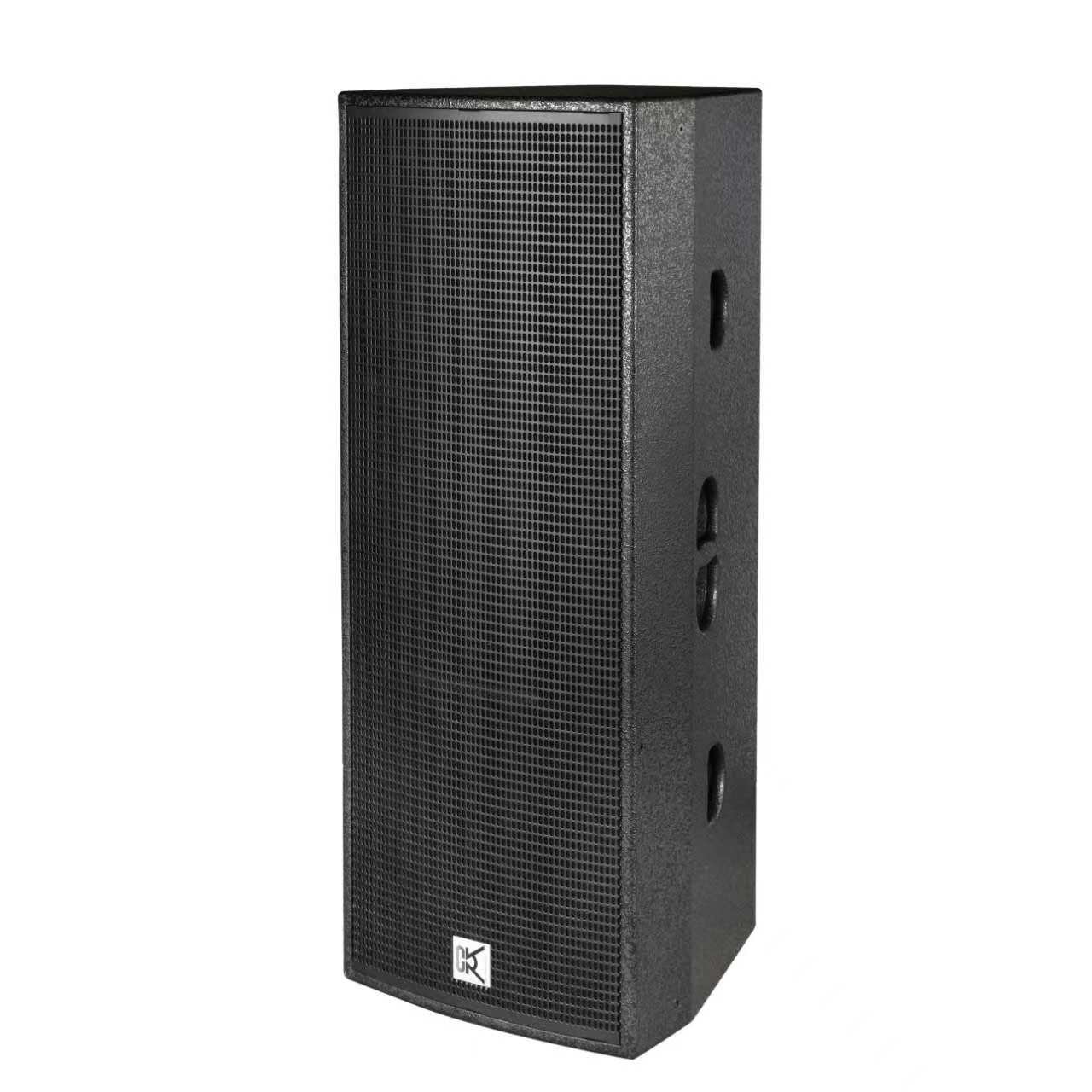 Two Way Full Range Powerful Audio Speaker with Double 15 Inch Woofers