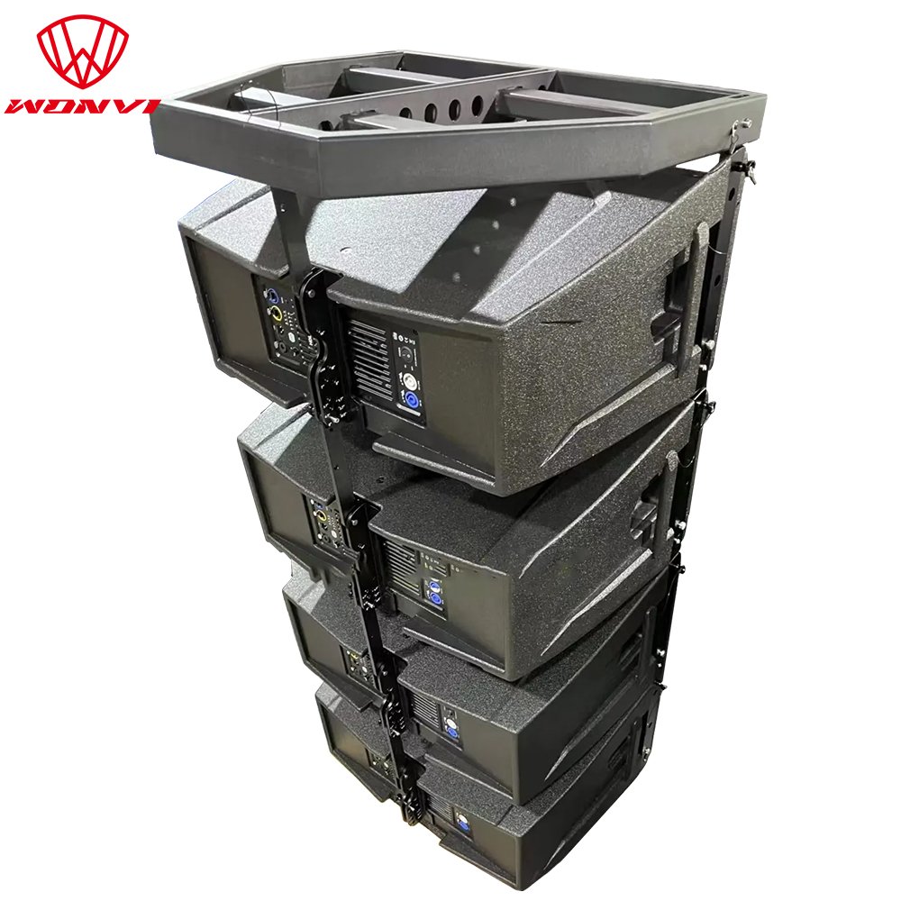 double 8 inch powered line array speaker HDL28A active pro sound system professional audio