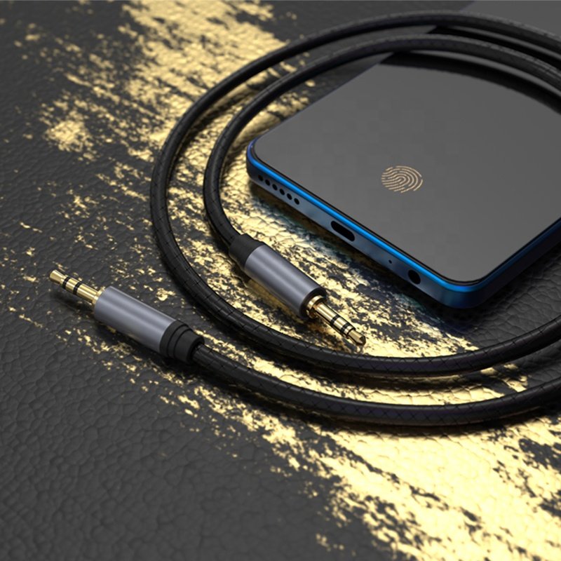 Shielded HIFI OFC Copper Audio Cord Gold Plated High End Pro-Sound 3.5mm Jack Stereo Male To Male Aux Audio Cable