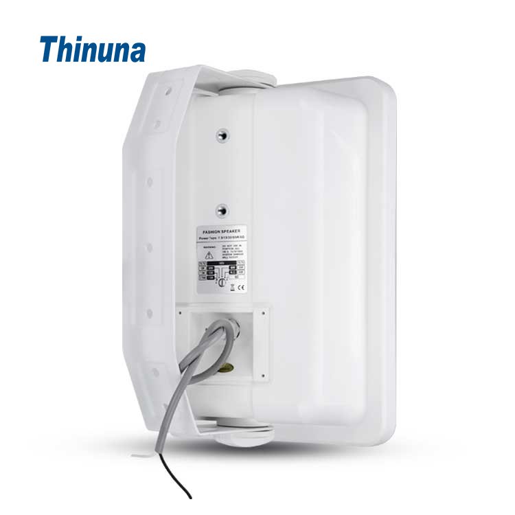 Thinuna FS-Q6 PA Sound System 70V 100V Wall Speakers 8 Ohms All-Weather Waterproof Indoor/Outdoor Use Audio Sound Equipment