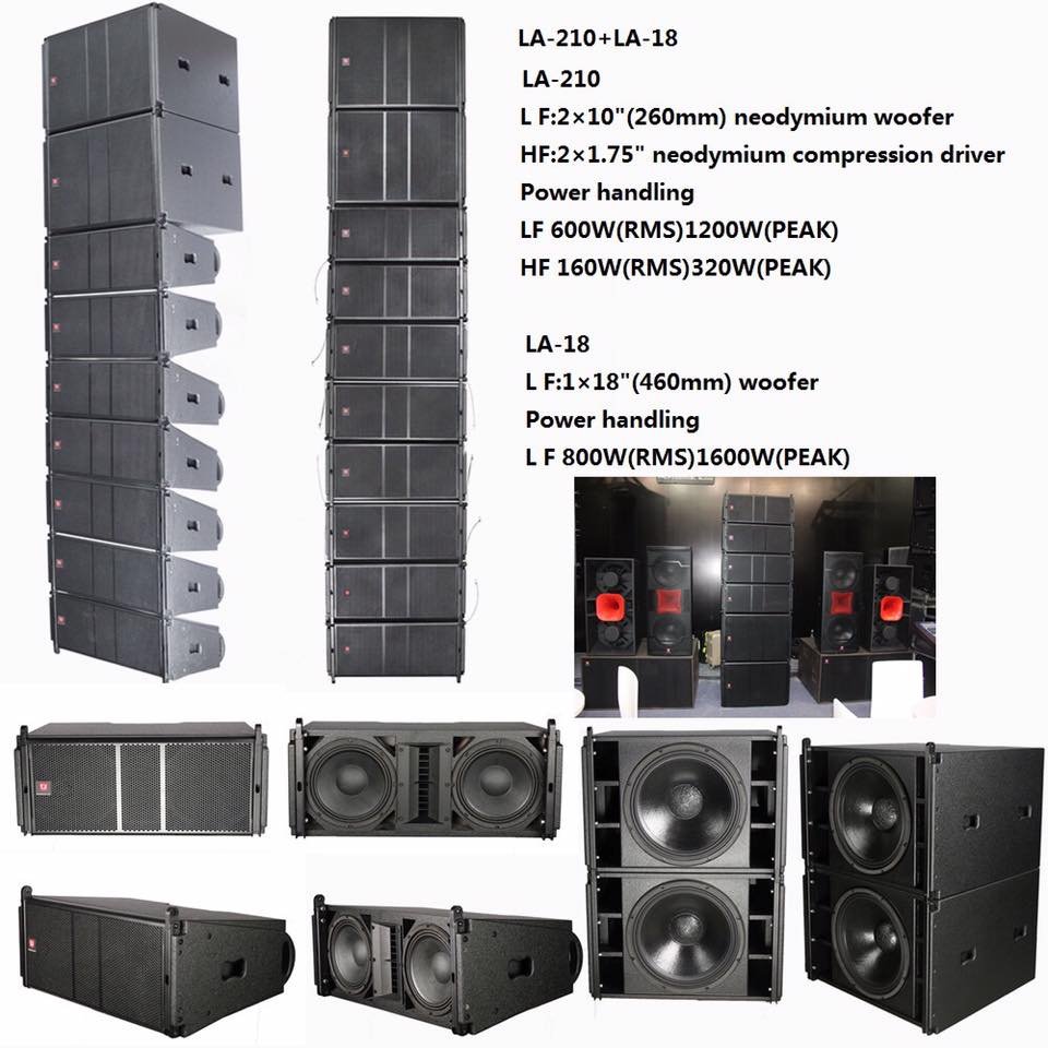 Dual 10 Inch Professional Line Array Speakers Active Outdoor Concert Stage Sound System for Audio Sound Equipment