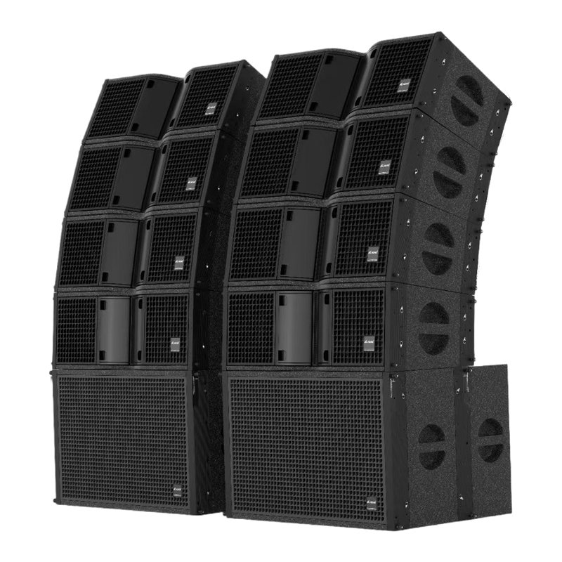 Active powered two-way line array speakers sound system stage professional audio rcf speaker