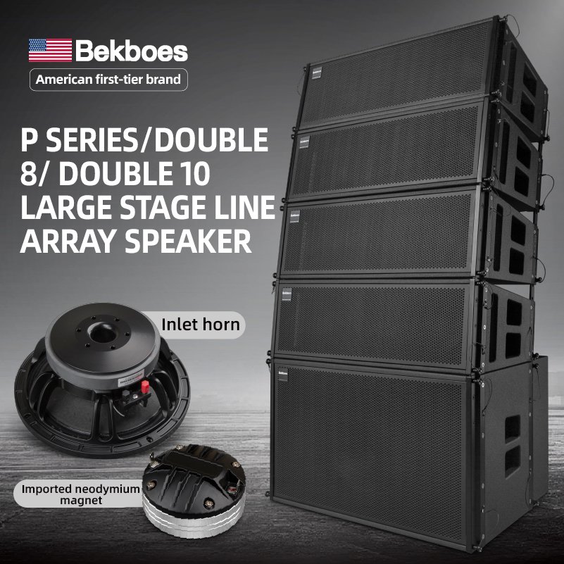 Bekboes P218 Warehouse Promotion 1600W Line Array Speakers sub bass single 18inch pro Speaker for stadium