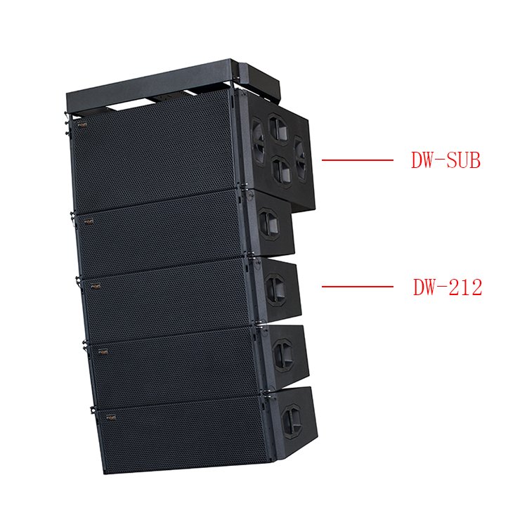 Professional Double 12 Inch Line Array Speakers Outdoor Indoor Audio Sound System Speaker For Church