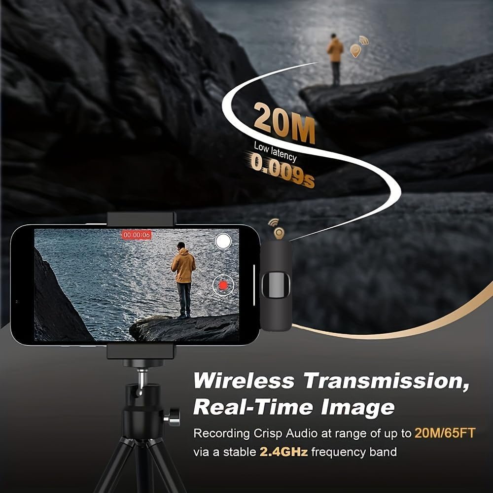 K8 dual Wireless microphone wireless Lapel microphone professional podcast Lavalier mini mic for Android mobile phone