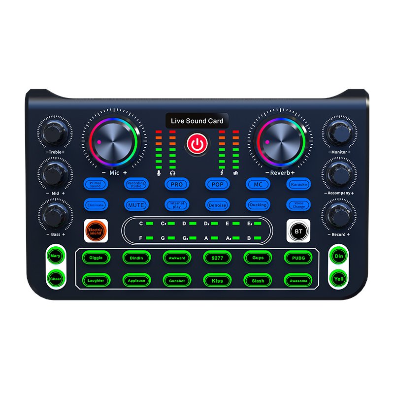Jiduobao X60L Professional Audio Interface USB Sound Card Recording Music Studio Equipment