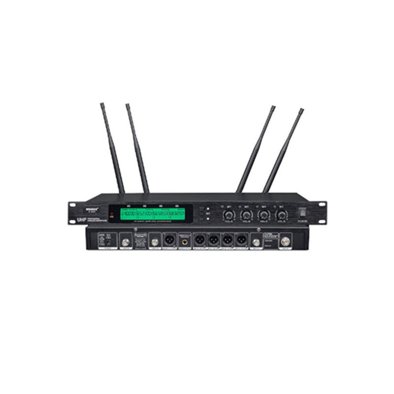 4 channel handheld wireless microphone systems uhf professional wireless microphone