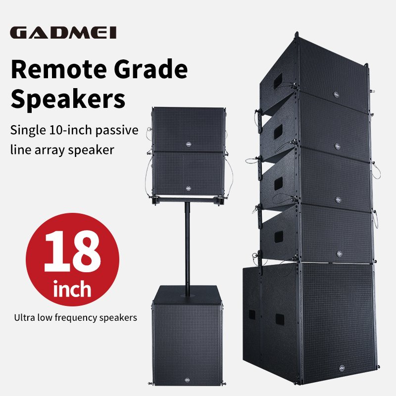 Active speakers 18 inch professional stage sub woofer pa speaker system 18 inch bass vibration 10 inch high mid speaker