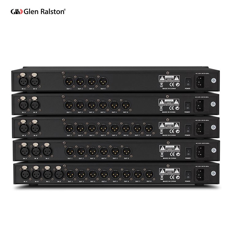 Glen Ralston 2 input 4 output mixer equalizer professional sound system Digital Audio processor