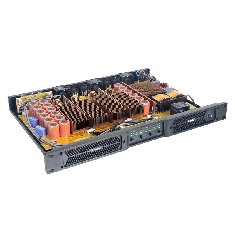 karaoke 800w 1u class d 4 channel dj K4-800 amplifier board professional
