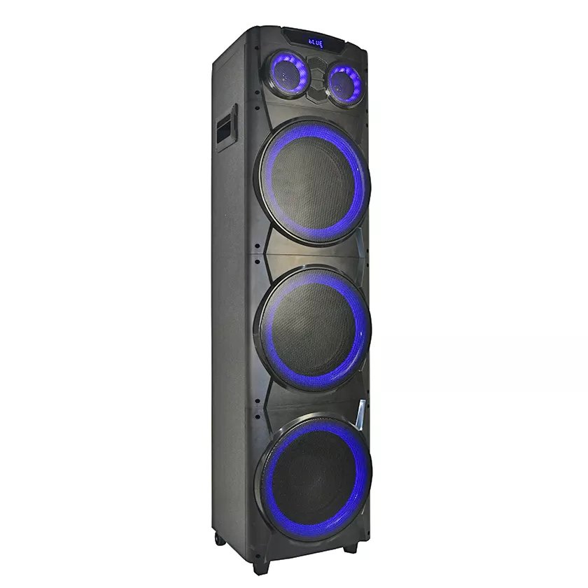 T 100W Party Treble 10 Inch Big Battery Outdoor Tower Speakers Horn Stereo Music Box Blue Tooth Subwoofer Portable Speaker
