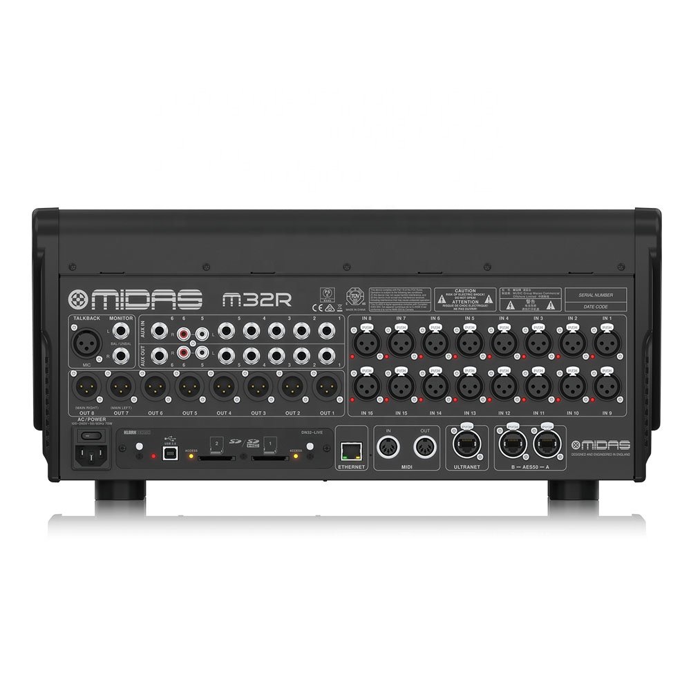 Midas M32R Live Digital Mixer + DL16 Stagebox Bundle Audio Sound Equipment Pa System Stage Live Show Digital Console